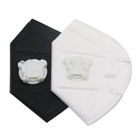 Mascarillas lavables y reutilizables de la neblina del algodón negro del valor de respiración a prueba de polvo de la protección PM2.5 proveedor