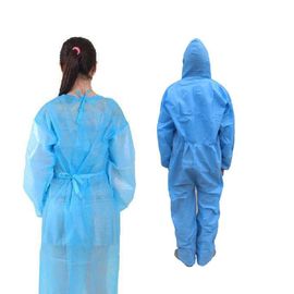 Vestido quirúrgico vendedor caliente del aislamiento disponible no tejido de la tela de CE/FDA